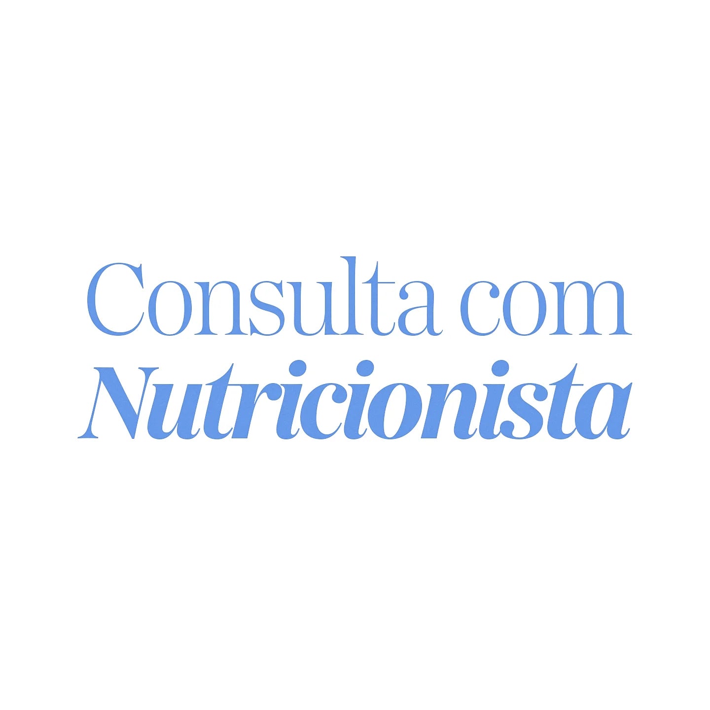 Consulta com Nutricionista